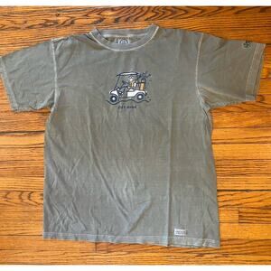 Life Is Good T Shirt Men’s Large Off Road Sage Green